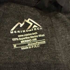 Women’s Gray Wool base layer